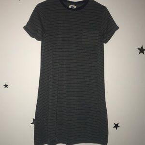 striped tshirt dress